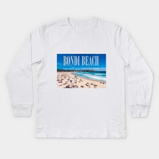 Bondi Beach Kids Long Sleeve T-Shirt